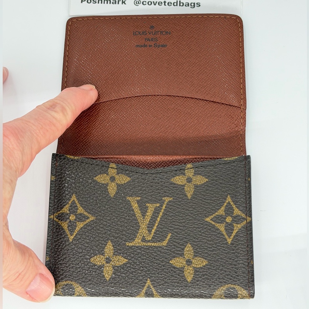 Louis Vuitton Monogram Flap Card Case Rank A Condition W/Box and Dust Bag! 😍 - Picture 3 of 16
